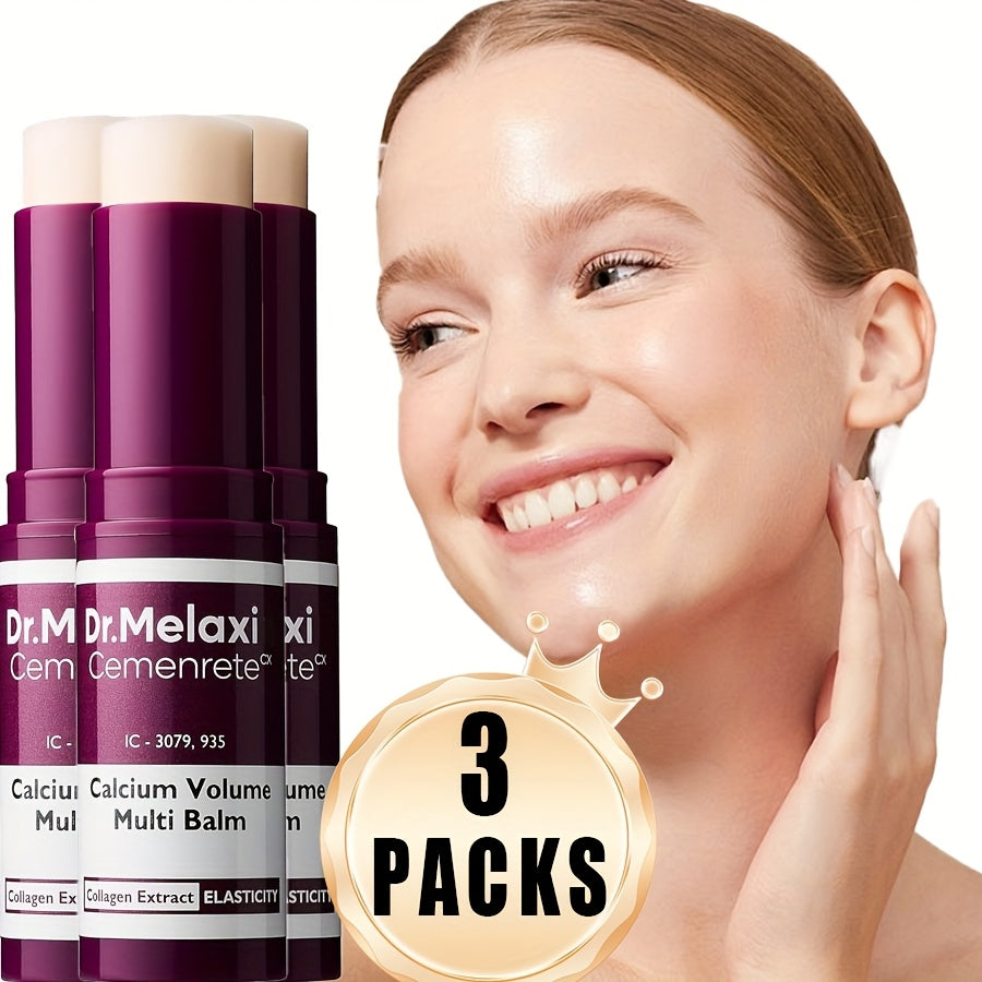 2-piece Dr.Melaxin Cemenrete Calcium Multi Balm 9g Skin Care All In One Calcium Volume Stick Collagen Wrinkles Face Eye treatment Balm