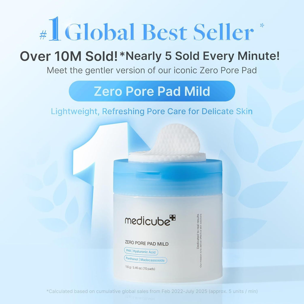 Medicube Zero Pore Pads Mild 2.0 (70 units)