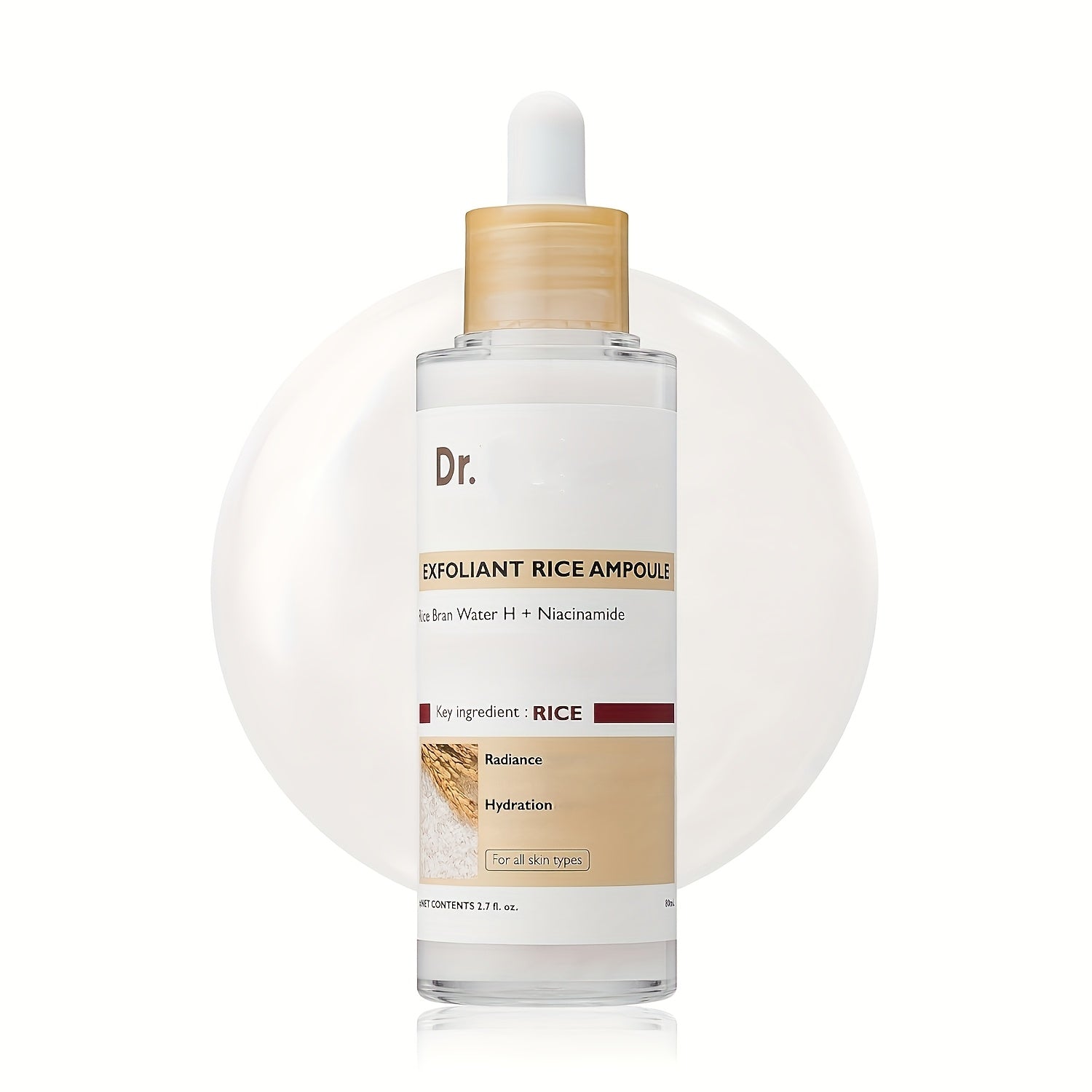 Dr. Melaxin Niacinamide Rice Extract / Gentle Daily Cleanser, Lasting Moisturizing and Exfoliating