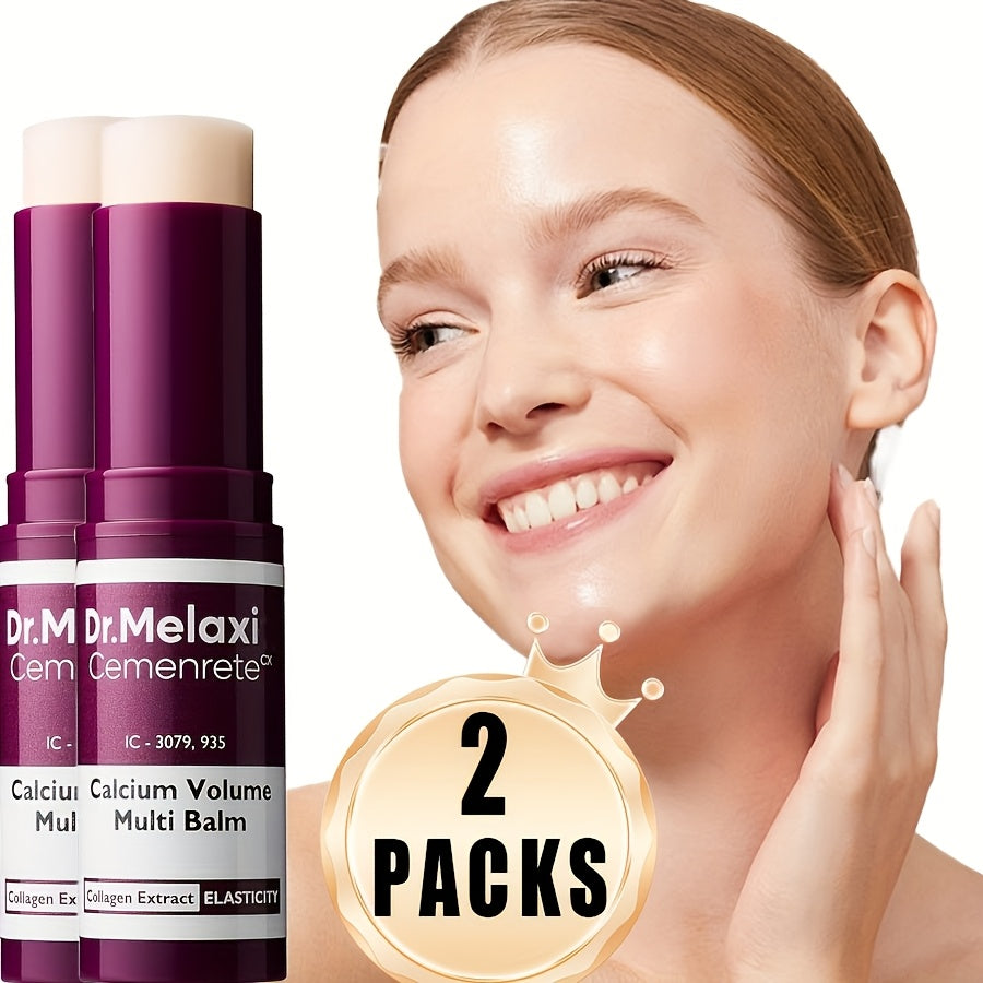 2-piece Dr.Melaxin Cemenrete Calcium Multi Balm 9g Skin Care All In One Calcium Volume Stick Collagen Wrinkles Face Eye treatment Balm