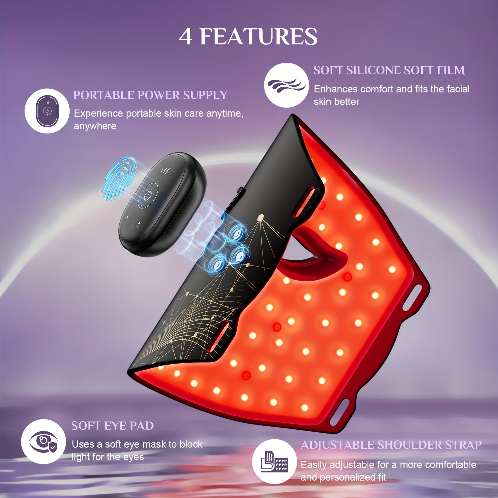 Professional LED Light Therapy Face Mask